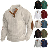 Men's Outdoor Casual Stand Collar Long Sleeve Sweatshirt