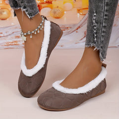 š„Last Day Promotion 50% OFF - Women's Fashion Soft Mary Jane Plush Flat Shoes