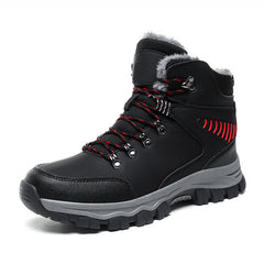 (Limited Time Event 49% OFF) Men’s Winter Waterproof and Cold Warm Snow Boots Orthopedic Arch Support Wide Toe Work Boots