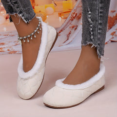 š„Last Day Promotion 50% OFF - Women's Fashion Soft Mary Jane Plush Flat Shoes