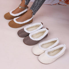 š„Last Day Promotion 50% OFF - Women's Fashion Soft Mary Jane Plush Flat Shoes