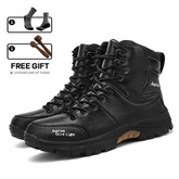 (โฐLimited Time 70% Off Event) Men's Waterproof Non-slip Anti-puncture Hiking Boots Ankle Support Wide Toe Arch Support Orthopedic Work Boots