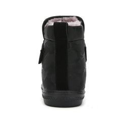 (Limited Time 70% Discount Event) Men's 2024 Winter New Warm Waterproof Non-Slip Puncture-Resistant Velcro Slip-On Snow Boots Ankle Support Orthopedic Wide Toe Arch Support Cotton Shoes