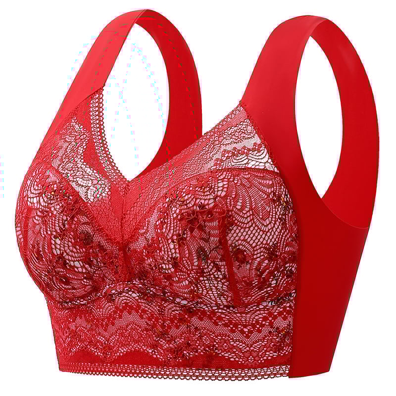 🔥Last Day Buy 1 Get 2 Free🔥-Plus Size Seamless Push Up Wireless Bra
