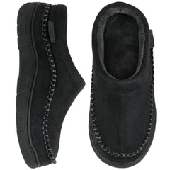 🔥🚀 Hot Sale! Limited Stock!🚀 👟Men's Daily Non-Slip Warm Plush Wide Toe Slip-On Loafers Slippers