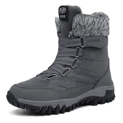 (Limited Time 49% Discount Event) Men's Orthopedic Arch Support Wide Toe Snow Boots Non-slip Waterproof Cold Warm Hiking Boots